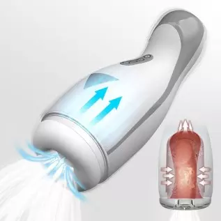 Automatic Sucking Blowjob Sex Machine Male Masturbator, Adult Sex Toys for Men, Vibrating Heating Hands Free Men's Sex Toy Strok