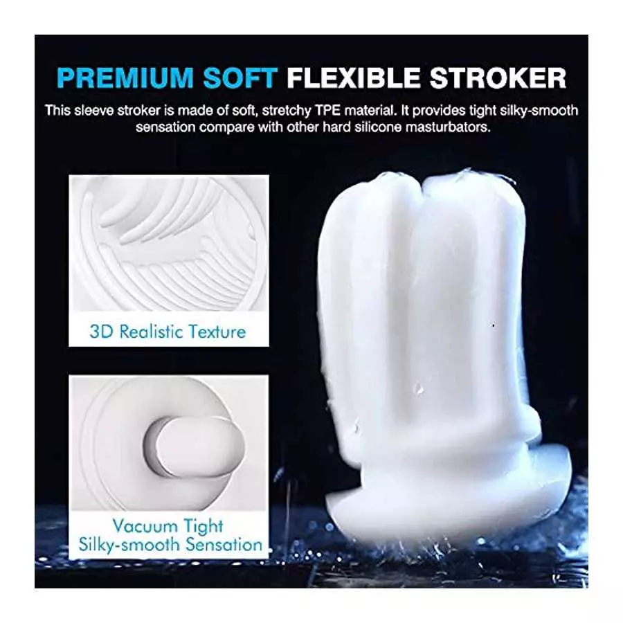 Automatic Sucking Blowjob Sex Machine Male Masturbator, Adult Sex Toys for Men, Vibrating Heating Hands Free Men's Sex Toy Strok