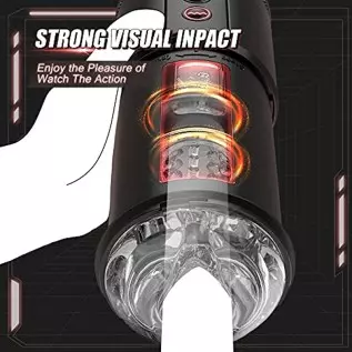 3 in 1 Automatic Male Masturbator Cup with Sucking & Vibrating & Thrusting Modes, Realistic Vagina Pocket Pussy Stroker with 3D 3 in 1 Automatic Male Masturbator Cup with Sucking & Vibrating & Thrusting Modes, Realistic Vagina Pocket Pussy Stroker with 3D