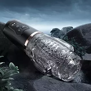 Male Masturbators Adult Toys, Mens Sex Toys Automatic Male Masturbator with 5 Sucking & 10 Vibrating Modes, Male Stroker with Po Male Masturbators Adult Toys, Mens Sex Toys Automatic Male Masturbator with 5 Sucking & 10 Vibrating Modes, Male Stroker with Po