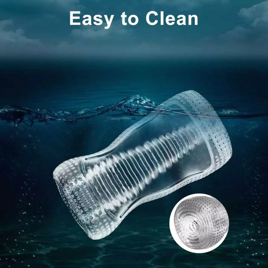 Male Masturbator Cup Sex Toys for Men, LUGAGA Blowjob Stroker Sleeve Stimulator for Man Masturbation, Portable Pocket Pussy for