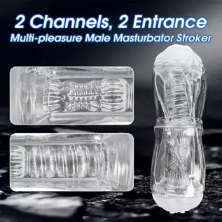 Dual Open Ended 360° Rotating Male Masturbators Stroker Sleeve,Mesterstar Pocket Pussy Sex Toys for Adult with 3D Crystal Realis Dual Open Ended 360° Rotating Male Masturbators Stroker Sleeve,Mesterstar Pocket Pussy Sex Toys for Adult with 3D Crystal Realis