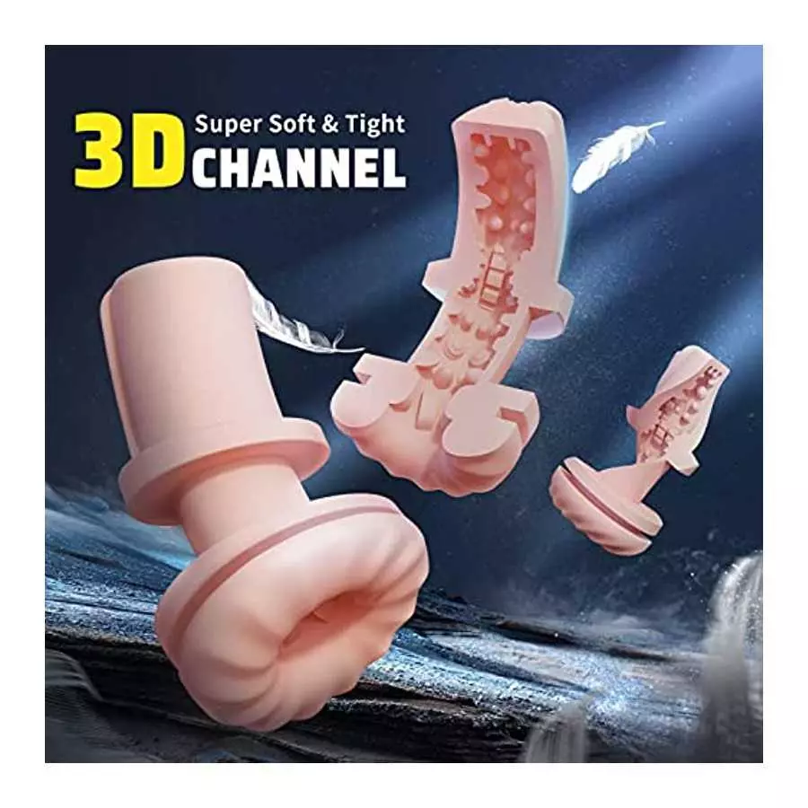 Automatic Male Masturbator Sex Toys - 2023 Upgraded 10 Thrusting & 9 Vibration Hands Free Masturbators Men Sex Toy, Male Adult T