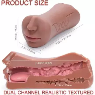 Rosetell Male Masturbators 3 in 1 Male Pocket Pussy Blowjob Stroker with Realistic Mouth Vivid Vagina and Tight Anus Soft Sex Do Rosetell Male Masturbators 3 in 1 Male Pocket Pussy Blowjob Stroker with Realistic Mouth Vivid Vagina and Tight Anus Soft Sex Do