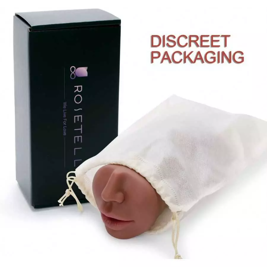 Rosetell Male Masturbators 3 in 1 Male Pocket Pussy Blowjob Stroker with Realistic Mouth Vivid Vagina and Tight Anus Soft Sex Do
