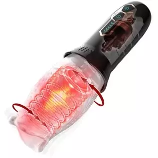 Automatic Male Masturbator Cup with 10 Vibrating & 5 Rotating Modes for Penis Stimulation, Electric Pocket Pussy Vagina Textured