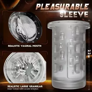 Automatic Male Masturbator, Male Masturbator Cup with 10 Thrusting & Rotating Separate Modes for Penis Stimulation, Hands-Free E Automatic Male Masturbator, Male Masturbator Cup with 10 Thrusting & Rotating Separate Modes for Penis Stimulation, Hands-Free E