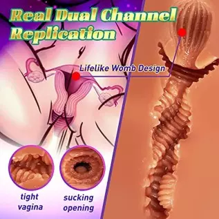 5.9LB Brown Male Masturbator, Pussy Ass Masturbator with Realistic Grainy Skin Butt and Tight Vaginal Anal, Lifelike Womb Design 5.9LB Brown Male Masturbator, Pussy Ass Masturbator with Realistic Grainy Skin Butt and Tight Vaginal Anal, Lifelike Womb Design