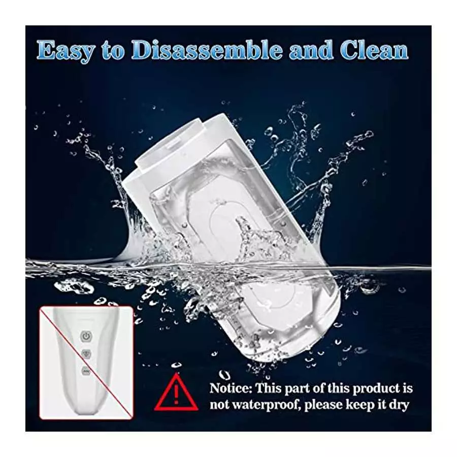 Automatic Male Masturbators with 8 Vibration & 4 Clamp Suction Modes for Penis Stimulation, Electric Pocket Pussy 3D&nbsp;Realistic T