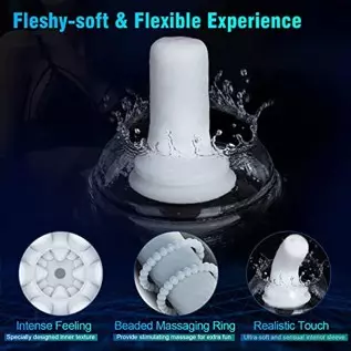 Automatic Male Masturbator, 5 Telescoping & Vibrating Electric Sex Masturbation Cup Penis Stroker for Men Hands Free Realistic P Automatic Male Masturbator, 5 Telescoping & Vibrating Electric Sex Masturbation Cup Penis Stroker for Men Hands Free Realistic P