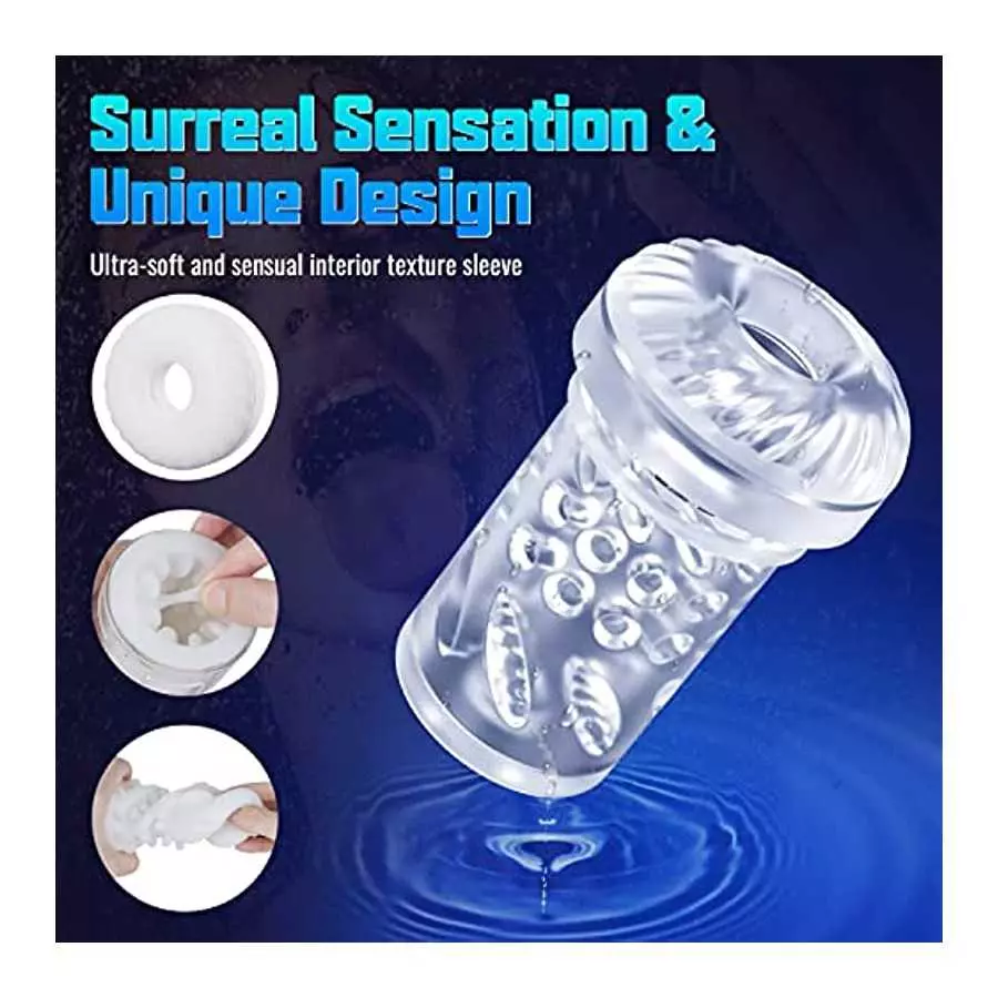 Spinning Automatic Male Masturbator - LATUNE Rex, Male Masturbator Cup with Hands-Free Thrusting & Rotating Motions for Penis, 3