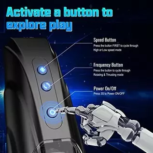 Spinning Automatic Male Masturbator - LATUNE Rex, Male Masturbator Cup with Hands-Free Thrusting & Rotating Motions for Penis, 3 Spinning Automatic Male Masturbator - LATUNE Rex, Male Masturbator Cup with Hands-Free Thrusting & Rotating Motions for Penis, 3