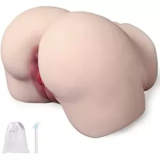 Sex Doll Male Masturbator Realistic Pocket Pussy Ass with Vagina Anal Sex Stroker, Female Big Butt Body Torso Hip Adult Product
