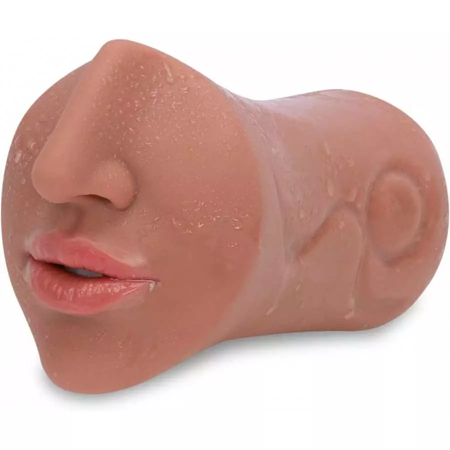 Male Masturbators Adult Sex Toys with Realistic Textured Blowjob Stroker Sleeve for Men Real Mouth Deep Throat Oral Sex for Man