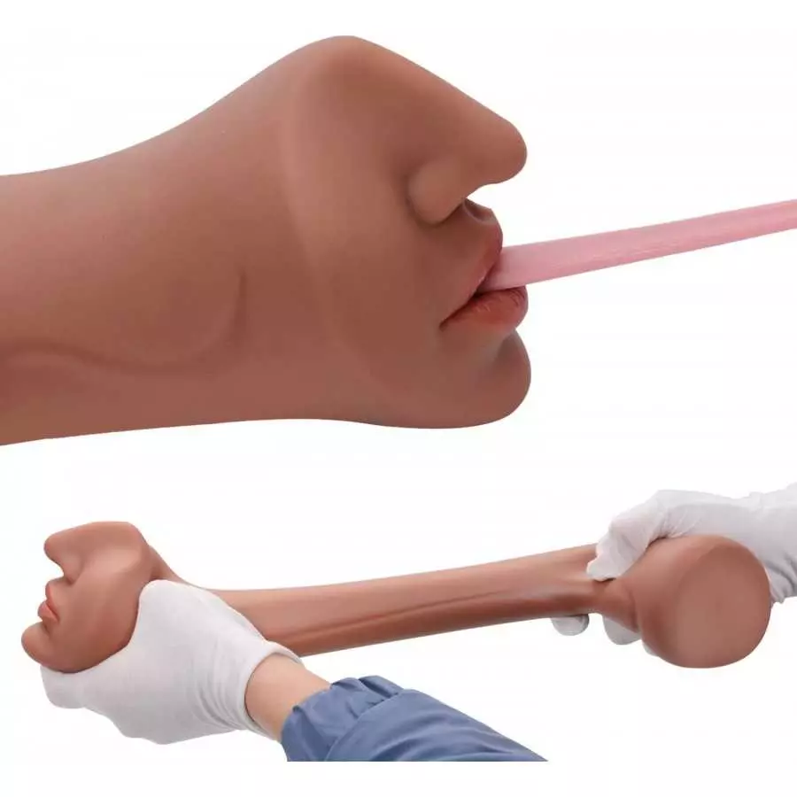 Male Masturbators Adult Sex Toys with Realistic Textured Blowjob Stroker Sleeve for Men Real Mouth Deep Throat Oral Sex for Man