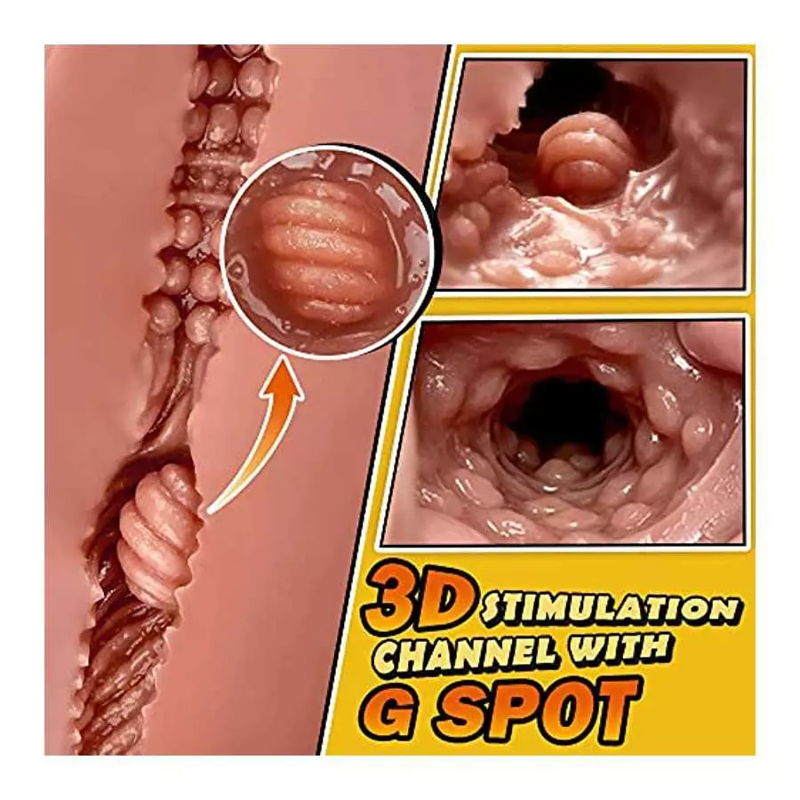 5.5LB Anal Male Masturbator with Testicles, Realistic Butt Masturbator with Plump Hips and Tight Anus for Men Masturbation, Goyh