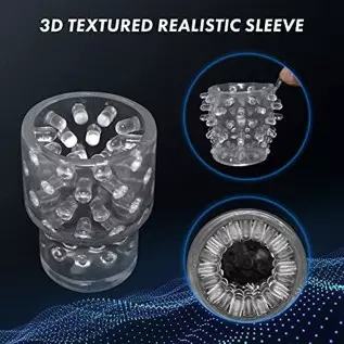 Automatic Male Masturbator,Male Masturbators Cup with 10 Thrusting & Rotating,Fentinos Upgraded Hands Free Pocket Pussy Male Str