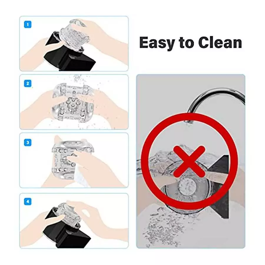 Automatic Male Masturbator Penis Training Vibrator, Rechargeable Male Masturbators with 7 Thrusting & Vibration Modes, Handsfree