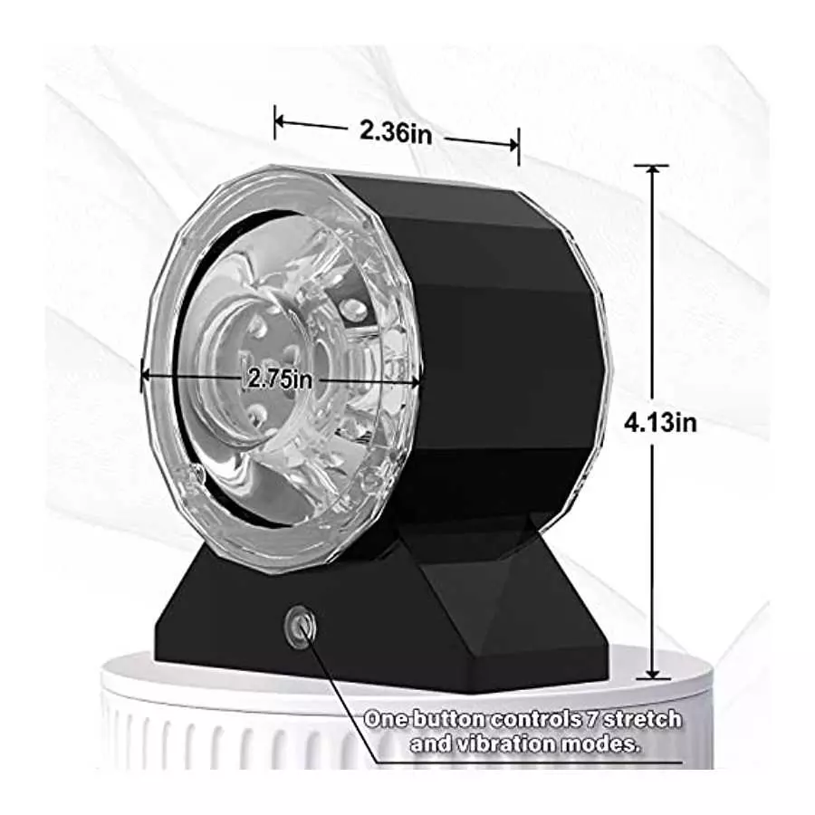 Automatic Male Masturbator Penis Training Vibrator, Rechargeable Male Masturbators with 7 Thrusting & Vibration Modes, Handsfree