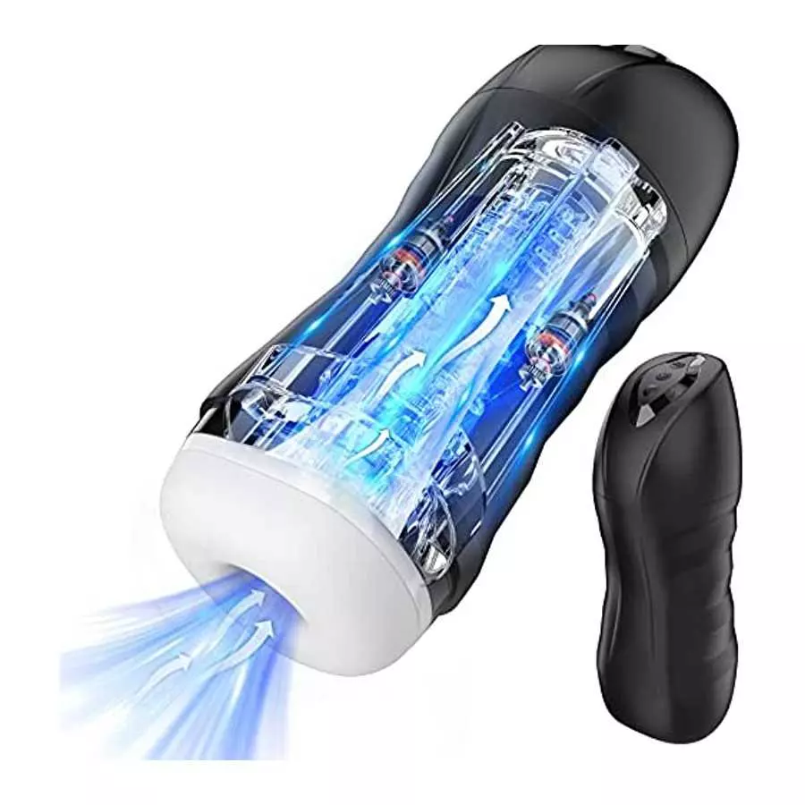 Automatic Male Masturbator Cup Sex Toys Sucking Male Masturbators Toys for Men with 5 Sucking & 10 Vibrating, Male Penis Vibrato