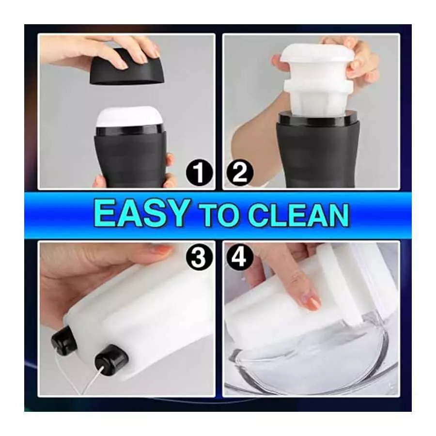 Automatic Male Masturbator Cup Sex Toys Sucking Male Masturbators Toys for Men with 5 Sucking & 10 Vibrating, Male Penis Vibrato