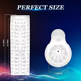 Vibrator Male Masturbator Cup with 10 Powerful Vibrations Crystal Vagina Sleeve Male Masturbation Stroker Transparent Spiral Tex Vibrator Male Masturbator Cup with 10 Powerful Vibrations Crystal Vagina Sleeve Male Masturbation Stroker Transparent Spiral Tex