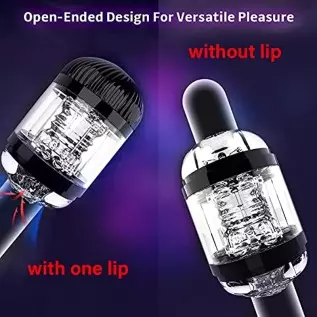 Double Orifice Male Adult Sex Toys for Men Penis Stroker, Open Ended Men's Sex Toy Masturbator Pocket Pussy Sleeve for Men, Mast Double Orifice Male Adult Sex Toys for Men Penis Stroker, Open Ended Men's Sex Toy Masturbator Pocket Pussy Sleeve for Men, Mast