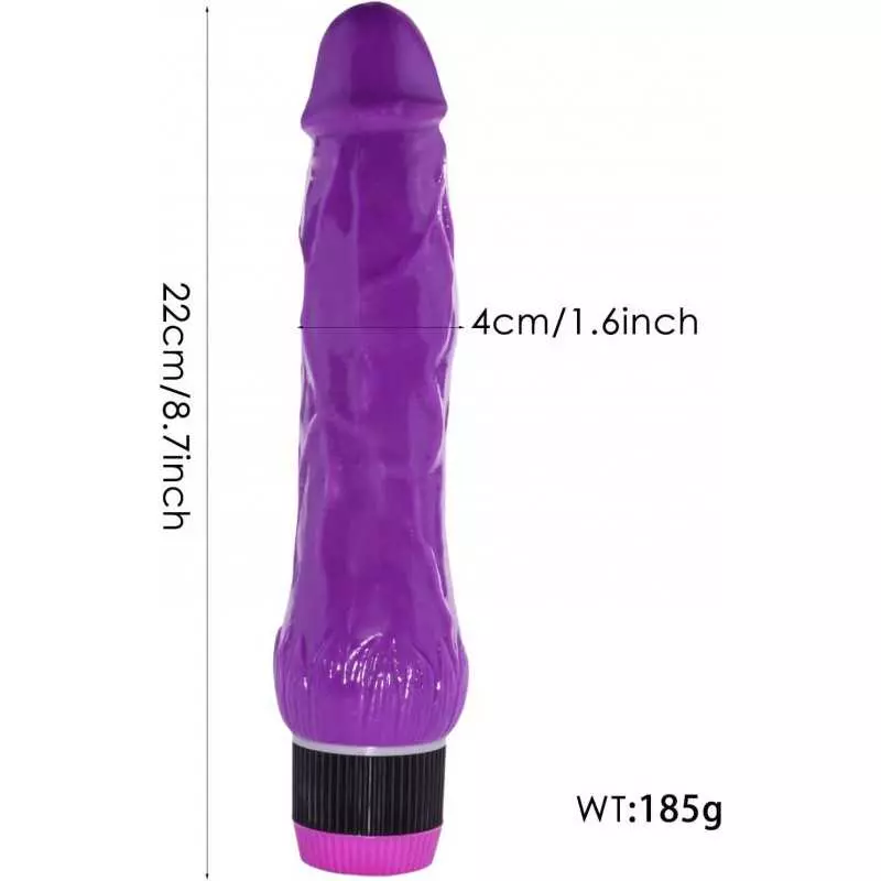 8.7inch Dildo Vibrating G Spot Clit Vibrator Stimulator, Realistic Penis Sex Toy for Couples and Women, Perfect Gifts