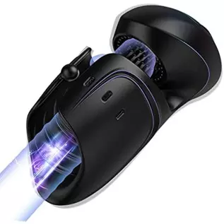 Male Vibrator, Male Masturbator with 10 Vibrating Slap Modes, Adjustable Size Masturbator, Hands-Free Mens Massage Vibrators,Pen