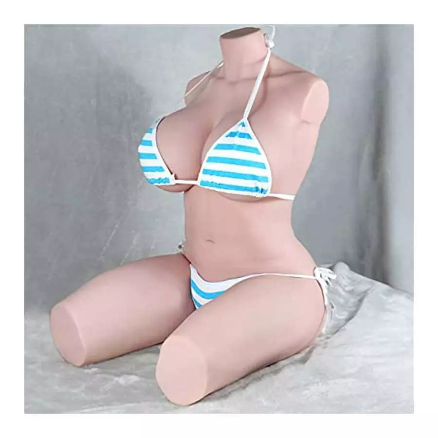 55LB Sex Love Doll for Male Masturbation Realistic Sex Torso Toy (Soft Breast Version)