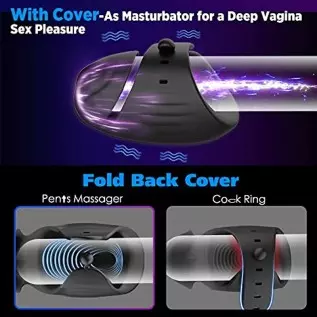 Adjustable Male Vibrator Masturbator, Mens Adult Sex Toys for Men, 3 in 1 Hands Free Men's Sex Toy Penis Vibrator Stimulator Tra Adjustable Male Vibrator Masturbator, Mens Adult Sex Toys for Men, 3 in 1 Hands Free Men's Sex Toy Penis Vibrator Stimulator Tra