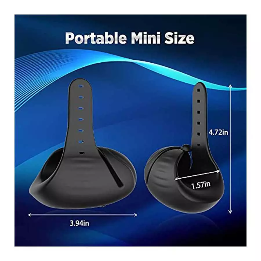 Adjustable Male Vibrator Masturbator, Mens Adult Sex Toys for Men, 3 in 1 Hands Free Men's Sex Toy Penis Vibrator Stimulator Tra