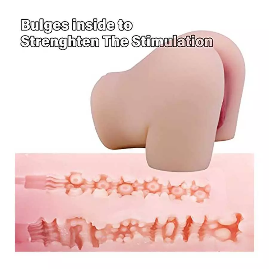 4.6 LB Sex Doll Pocket Pussy Male Masturbators, YonTuy Sex Dolls for Men, Realistic Skin Vagina Anal Sex Toy, Male Soft Butt Sex