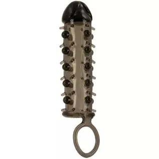 California Exotics Stud Extender with Support Ring, Smoke
