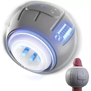 Automatic Male Masturbator Cup Penis Vibrator, Glans Trainer Stimulator with 6 Vibrating Modes, Mens Vibrator Endurance Prolongi