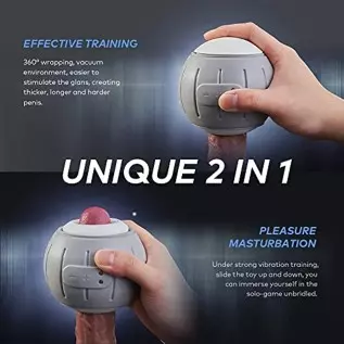 Automatic Male Masturbator Cup Penis Vibrator, Glans Trainer Stimulator with 6 Vibrating Modes, Mens Vibrator Endurance Prolongi Automatic Male Masturbator Cup Penis Vibrator, Glans Trainer Stimulator with 6 Vibrating Modes, Mens Vibrator Endurance Prolongi