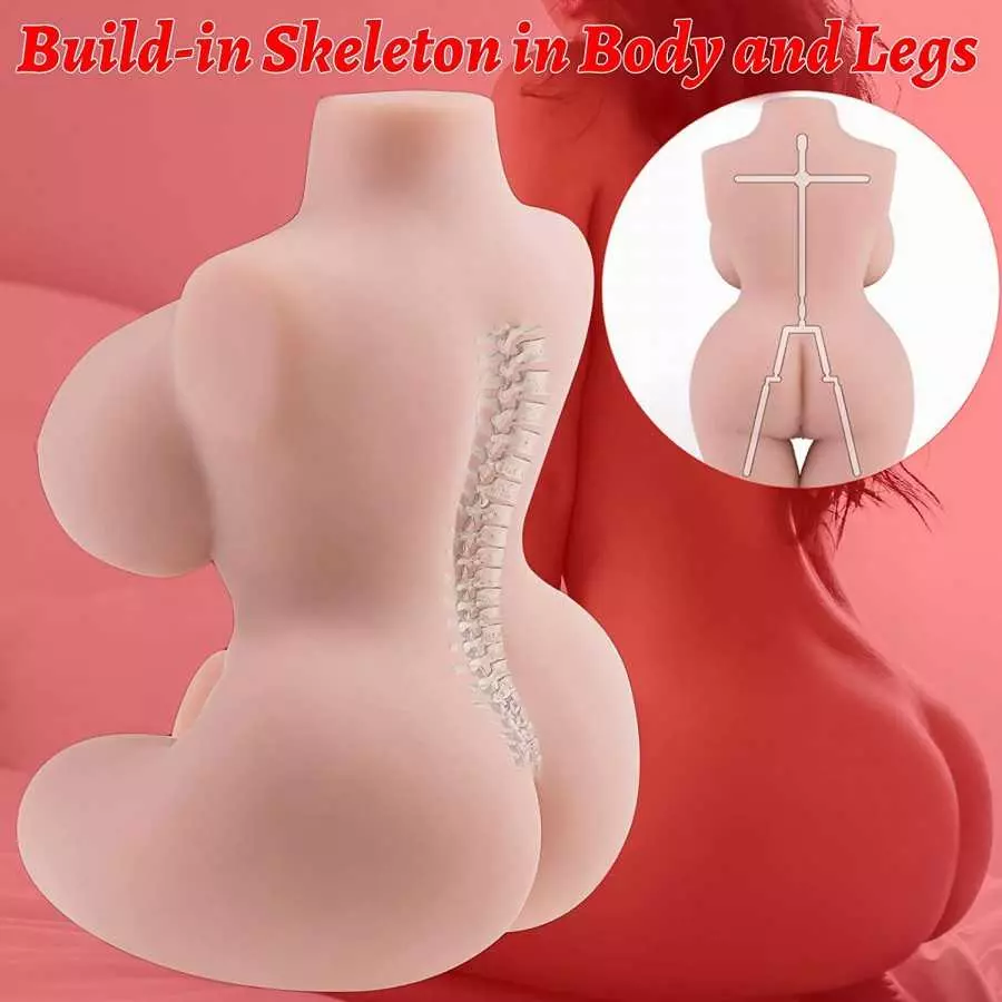 7LB Male Masturbator Sex Doll for Men, Female Sex Dolls Torso with Realistic Big Boobs Vagina Anus, Pocket Pussy Love Doll Torso