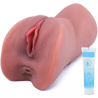 3 in 1 Male Masturbator, Realistic Pocket Pussy with Lifelike Face Designed and 3D Structure for Men Masturbation, Masturbators