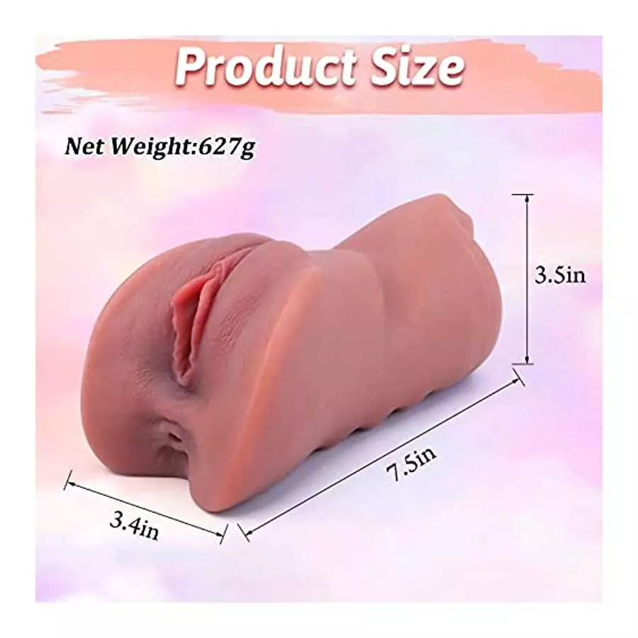 3 in 1 Male Masturbator, Realistic Pocket Pussy with Lifelike Face Designed and 3D Structure for Men Masturbation, Masturbators