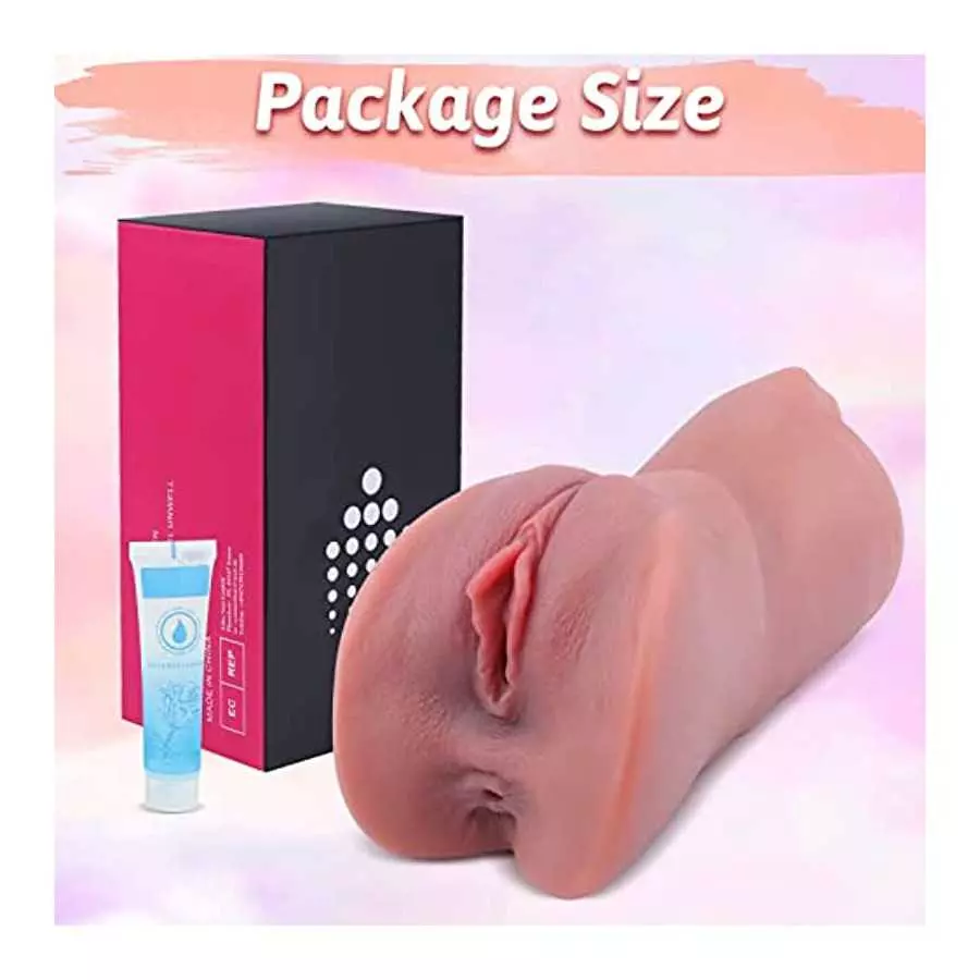 3 in 1 Male Masturbator, Realistic Pocket Pussy with Lifelike Face Designed and 3D Structure for Men Masturbation, Masturbators