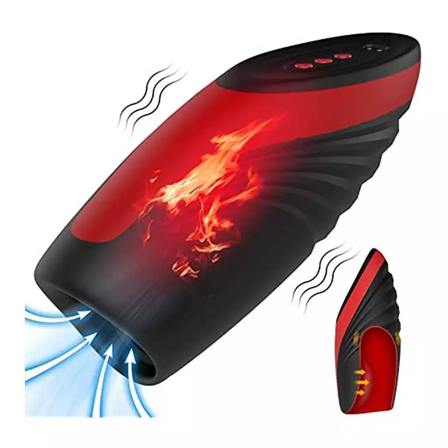 Automatic Male Masturbators - 107℉ Male Masturbator Stroking Toys with 9 Vibrating & 6 Squeezing Modes, Adult Male Sex Toys Real Automatic Male Masturbators - 107℉ Male Masturbator Stroking Toys with 9 Vibrating & 6 Squeezing Modes, Adult Male Sex Toys Real