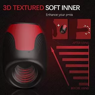 Automatic Male Masturbators - 107℉ Male Masturbator Stroking Toys with 9 Vibrating & 6 Squeezing Modes, Adult Male Sex Toys Real Automatic Male Masturbators - 107℉ Male Masturbator Stroking Toys with 9 Vibrating & 6 Squeezing Modes, Adult Male Sex Toys Real