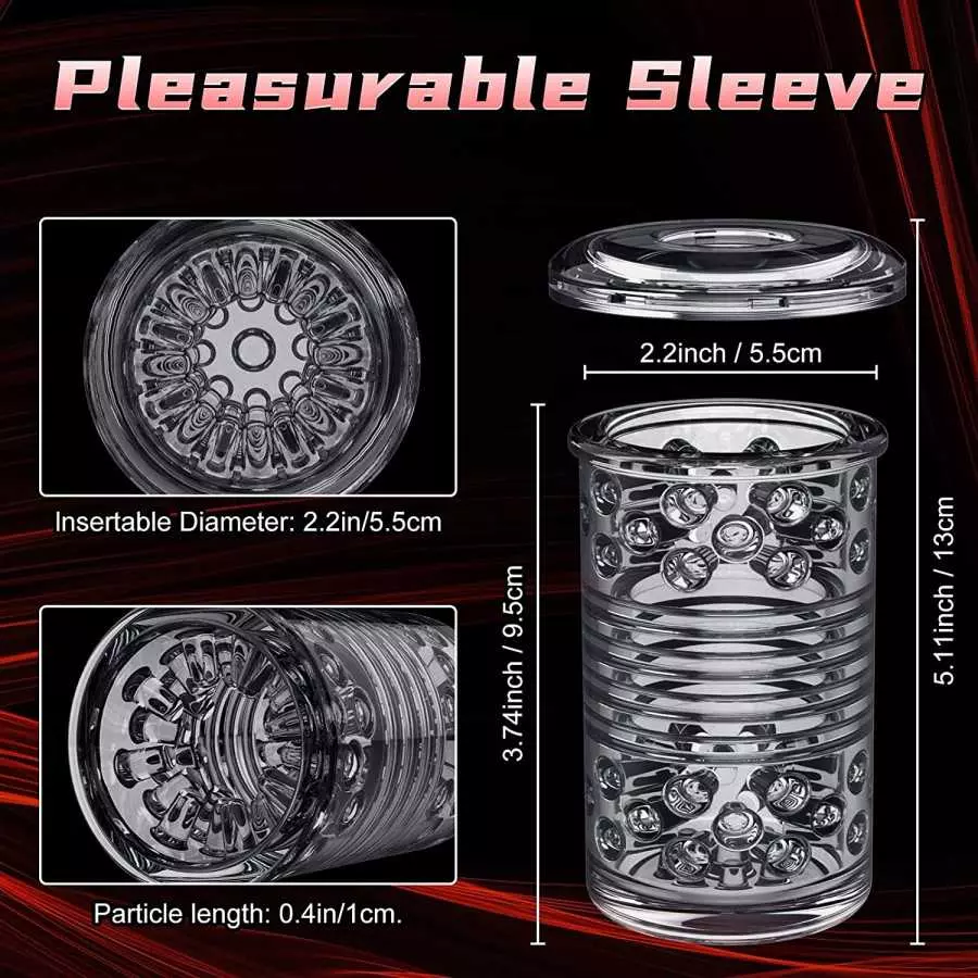 Automatic Male Masturbator, Sex Toys for Men Adult Male Masturbators Cup with 7 Thrusting & Rotating Modes for Penis Stimulation