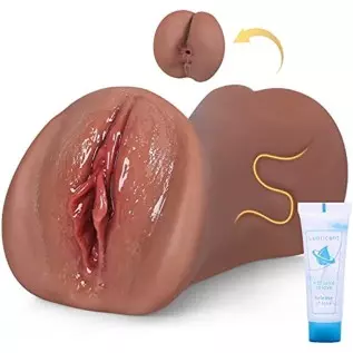 Pocket Pussy Sex Toys for Men - 7.5" Depth Realistic Sex Dolls for Men with Ultra Soft Fleshy Vagina Anus Stroker, Male Masturba