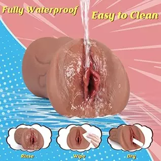 Pocket Pussy Sex Toys for Men - 7.5" Depth Realistic Sex Dolls for Men with Ultra Soft Fleshy Vagina Anus Stroker, Male Masturba Pocket Pussy Sex Toys for Men - 7.5" Depth Realistic Sex Dolls for Men with Ultra Soft Fleshy Vagina Anus Stroker, Male Masturba