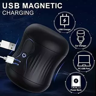 Male Masturbator, Open-Ended Male Masturbators Cup with Waterproof Ribbed 3D Tunnel, Pocket Pussy Stroker with 10 Vibration Mode Male Masturbator, Open-Ended Male Masturbators Cup with Waterproof Ribbed 3D Tunnel, Pocket Pussy Stroker with 10 Vibration Mode