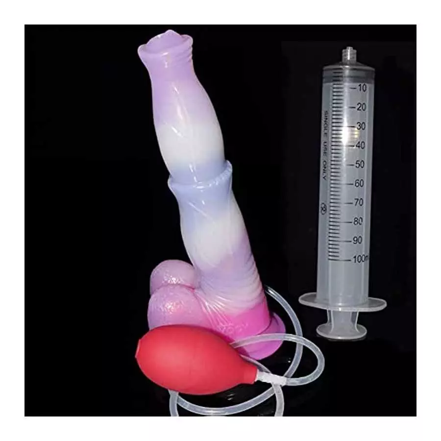 Squirting Ejaculating Dildo, Realistic Animal Horse's Dildos Sex Toys - Pink Squirting Ejaculating Dildo, Realistic Animal Horse's Dildos Sex Toys - Pink