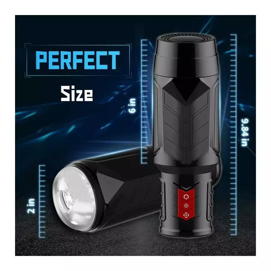 WeDol Automatic Male Masturbator Cup with 7 Oral-Suction &7 Vibration Modes, Electric Pocket Pussy Penis Masturbation Blowjob wi