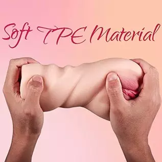 Lifelike Pocket Pussy Sex Doll Male Masturbators with Thick Labia, Realistic Vagina and Tight Anus 1.68 lbs Sex Stroker for Men Lifelike Pocket Pussy Sex Doll Male Masturbators with Thick Labia, Realistic Vagina and Tight Anus 1.68 lbs Sex Stroker for Men