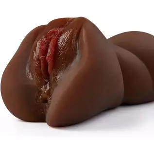 Pocket Pussy Realistic Male Masturbator, Male Masturbator Toy with Fat Lips Vagina and Tight Anus Sex, Lifelike Pocket Pussy Men